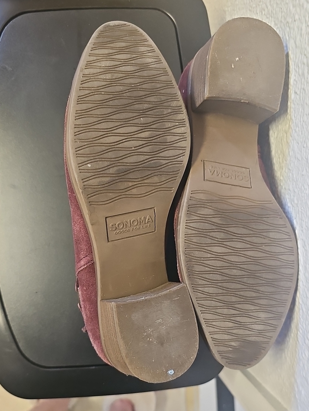 SONOMA RNH7327 Suede Ankle Boots in Pink US 9 M Tote 11 - Picture 4 of 7